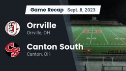 Recap: Orrville  vs. Canton South  2023