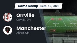 Recap: Orrville  vs. Manchester  2023