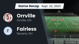 Recap: Orrville  vs. Fairless  2023