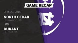 Recap: North Cedar  vs. Durant  2016