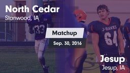 Matchup: North Cedar vs. Jesup  2016
