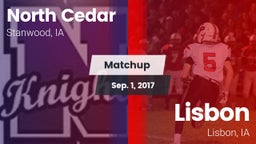 Matchup: North Cedar vs. Lisbon  2017