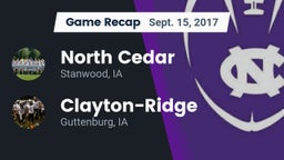 Recap: North Cedar  vs. Clayton-Ridge  2017