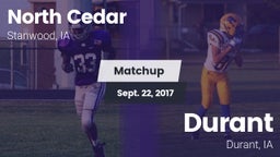 Matchup: North Cedar vs. Durant  2017