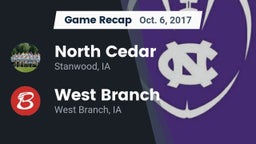 Recap: North Cedar  vs. West Branch  2017