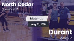 Matchup: North Cedar vs. Durant  2018