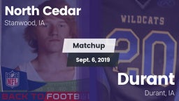 Matchup: North Cedar vs. Durant  2019