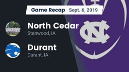 Recap: North Cedar  vs. Durant  2019