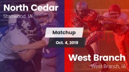 Matchup: North Cedar vs. West Branch  2019