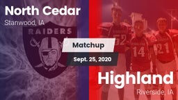 Matchup: North Cedar vs. Highland  2020