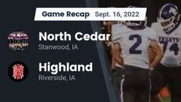 Recap: North Cedar  vs. Highland  2022