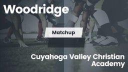 Matchup: Woodridge High vs. Cuyahoga Valley Christian Academy  2016
