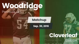 Matchup: Woodridge High vs. Cloverleaf  2016
