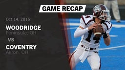 Recap: Woodridge  vs. Coventry  2016