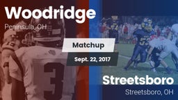 Matchup: Woodridge High vs. Streetsboro  2017