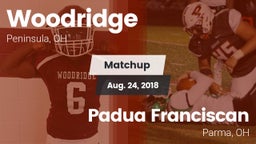 Matchup: Woodridge High vs. Padua Franciscan  2018