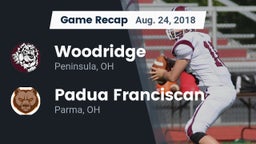 Recap: Woodridge  vs. Padua Franciscan  2018