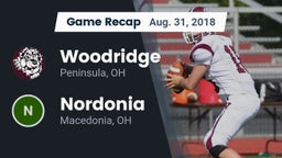 Recap: Woodridge  vs. Nordonia  2018