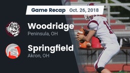Recap: Woodridge  vs. Springfield  2018