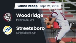 Recap: Woodridge  vs. Streetsboro  2018