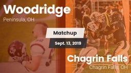 Matchup: Woodridge High vs. Chagrin Falls  2019