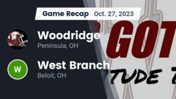 Recap: Woodridge  vs. West Branch  2023