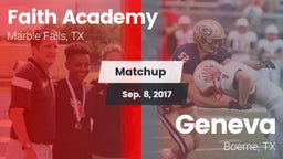 Matchup: Faith Academy vs. Geneva  2017