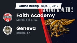 Recap: Faith Academy vs. Geneva  2017