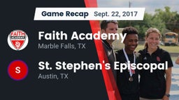 Recap: Faith Academy vs. St. Stephen's Episcopal  2017
