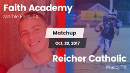 Matchup: Faith Academy vs. Reicher Catholic  2017