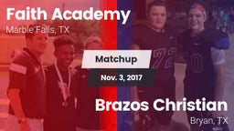 Matchup: Faith Academy vs. Brazos Christian  2017