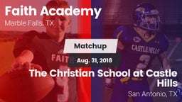 Matchup: Faith Academy vs. The Christian School at Castle Hills 2018