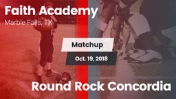 Matchup: Faith Academy vs. Round Rock Concordia 2018