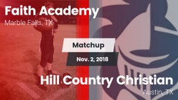 Matchup: Faith Academy vs. Hill Country Christian  2018