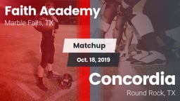 Matchup: Faith Academy vs. Concordia  2019