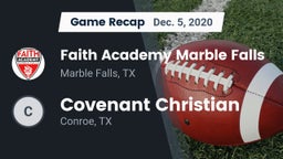 Recap: Faith Academy Marble Falls vs. Covenant Christian  2020