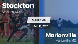 Matchup: Stockton vs. Marionville  2017