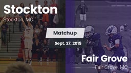 Matchup: Stockton vs. Fair Grove  2019