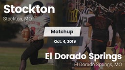 Matchup: Stockton vs. El Dorado Springs  2019