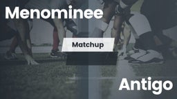 Matchup: Menominee vs. Antigo  2016