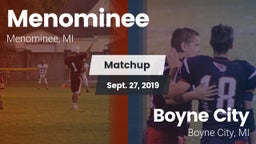 Matchup: Menominee vs. Boyne City  2019