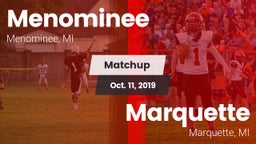 Matchup: Menominee vs. Marquette  2019