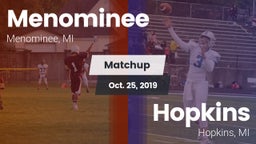 Matchup: Menominee vs. Hopkins  2019