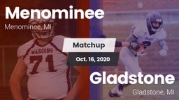 Matchup: Menominee vs. Gladstone  2020