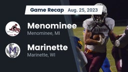 Recap: Menominee  vs. Marinette  2023