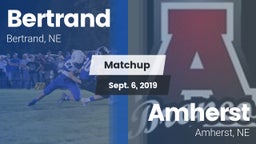 Matchup: Bertrand vs. Amherst  2019