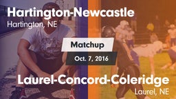 Matchup: Hartington vs. Laurel-Concord-Coleridge  2016