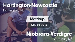 Matchup: Hartington vs. Niobrara-Verdigre  2016