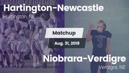 Matchup: Hartington vs. Niobrara-Verdigre  2018