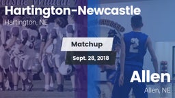 Matchup: Hartington vs. Allen  2018